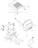 Page D Diagram and Parts List for 13AM772F000 2008 Yard Machines Lawn Tractor